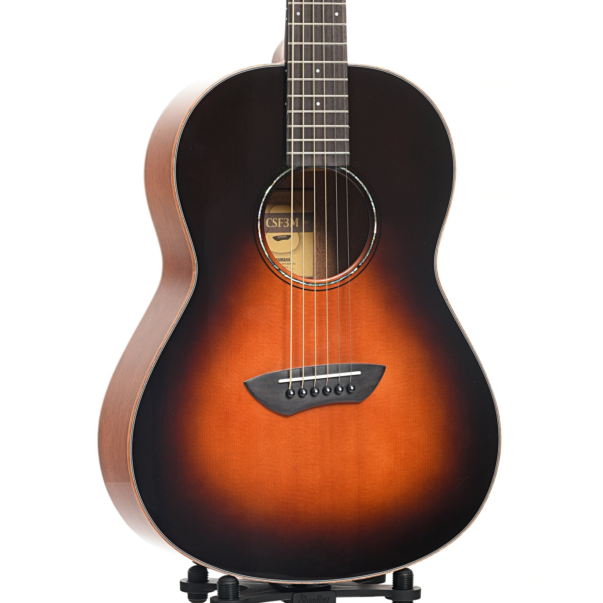 Yamaha CSF3M Tobacco Sunburst Parlor Guitar & Gigbag – Elderly