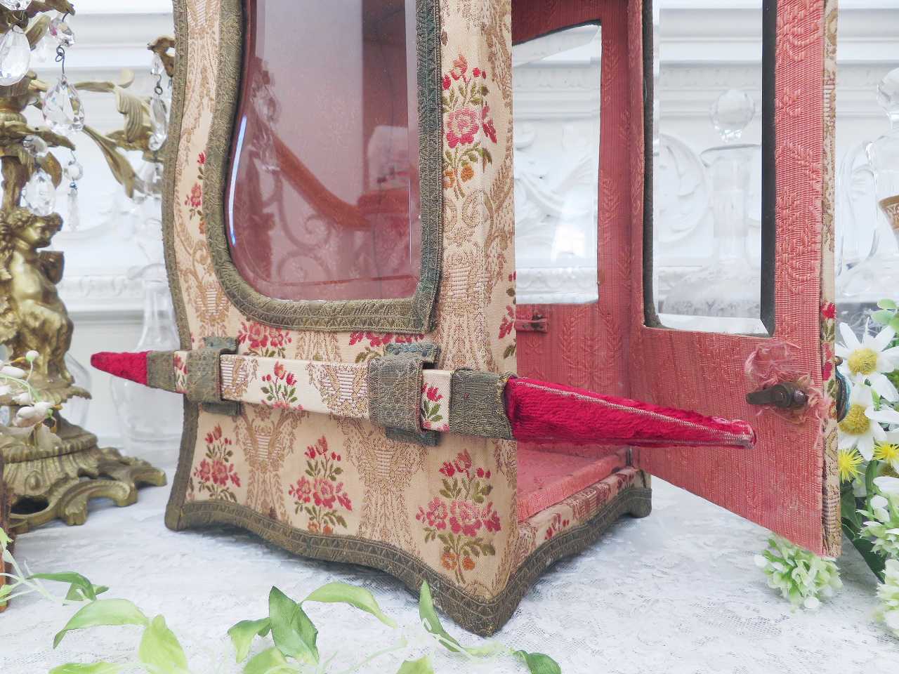 稀少 ブルジョアお嬢様 セダンチェア - 薔薇と天使のアンティーク