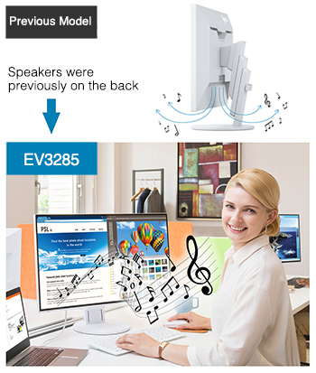 FlexScan EV3285 4K UHD (3840 x 2160) Stand Monitor | EIZO