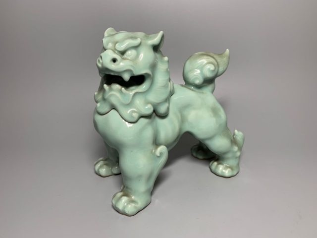 三代宮永東山 青磁 獅子香炉 買取参考価格 ｜骨董品買取 栄楽堂