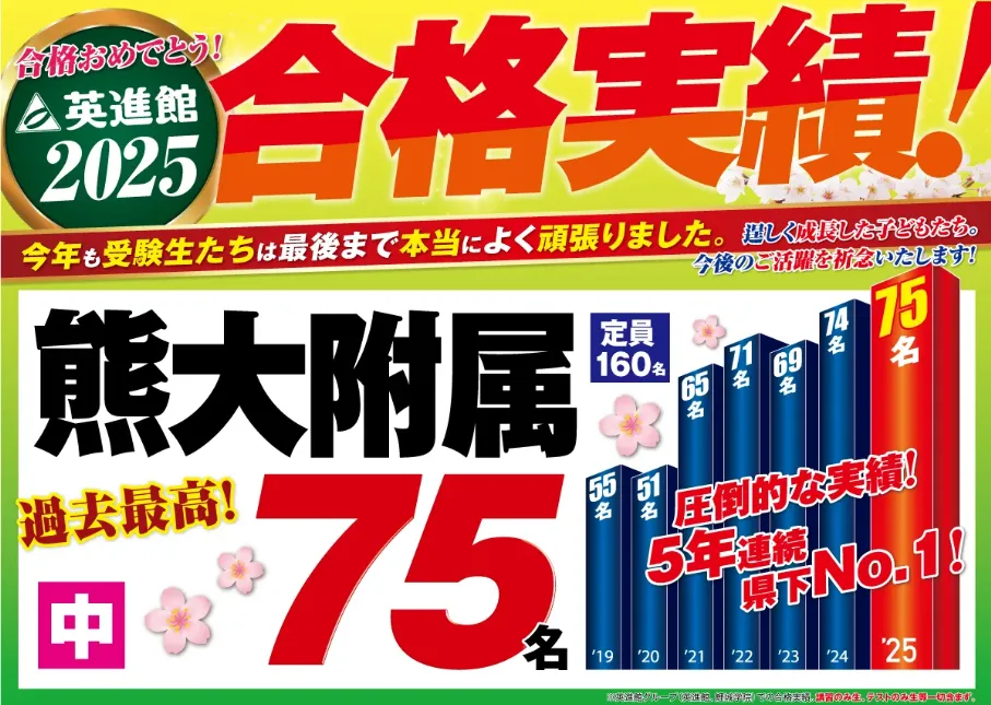 熊本県国私立中入試 入試直前特訓シリーズ】熊本県で開催 | 英進館（公式）