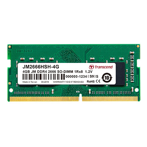 ノートパソコン用メモリ Transcend 16GB DDR4-2666 PC4-21300 SO-DIMM