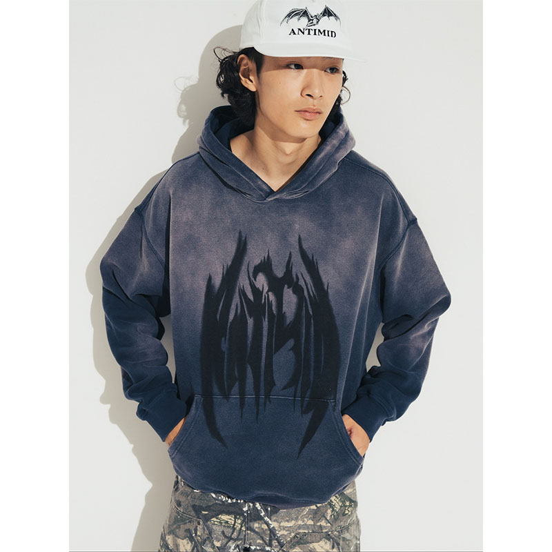 ANTIMID(アンチミッド)/ PIGMENT LOGO HOODIE -2.COLOR- | E.S.P.