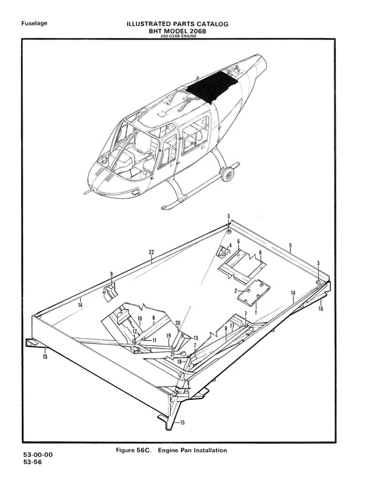 Bell Helicopter 206B 1981 Illustrated Parts Catalog — Essco Aircraft
