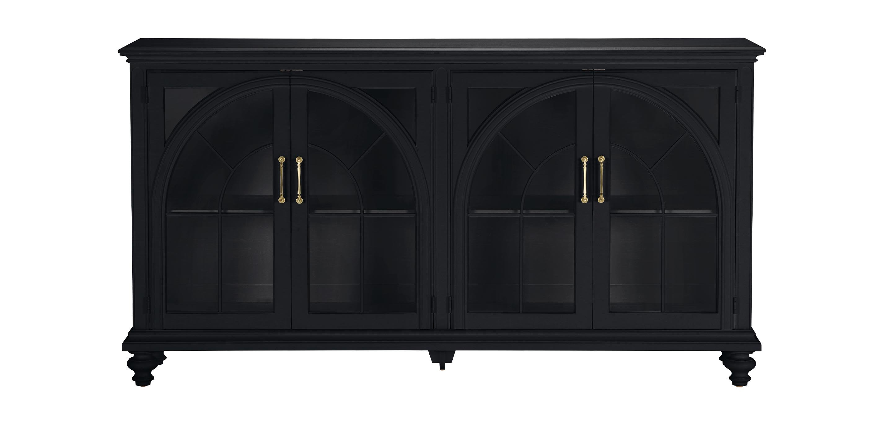 Zeta Buffet with Arched Window Glass Doors | Ethan Allen