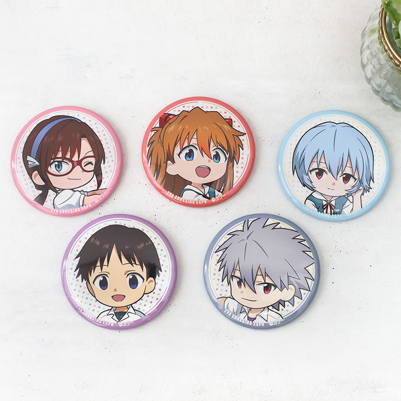 エヴァンゲリオン大博覧会】缶バッジセット/メインビジュアル