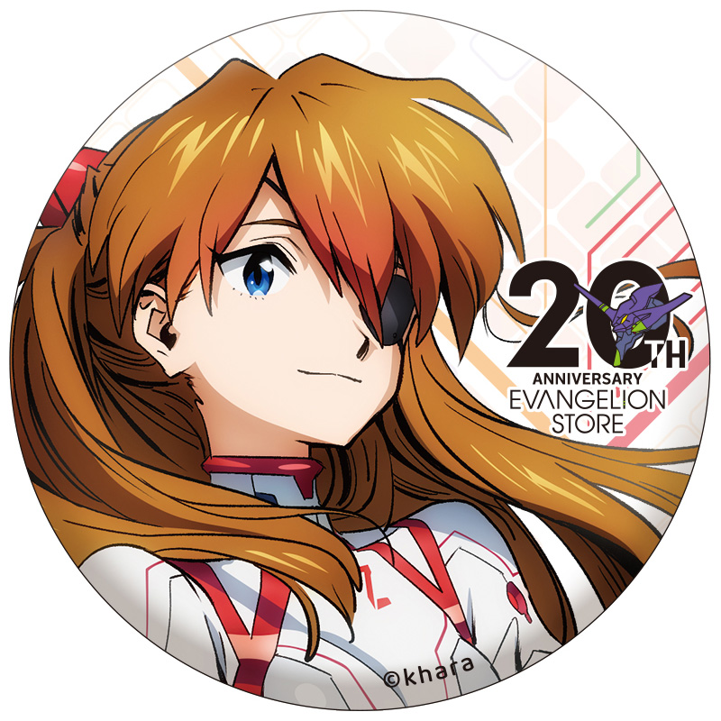エヴァ アスカ、マリ缶バッジ ルミネ エヴァンゲリオン】アスカ ルミネ