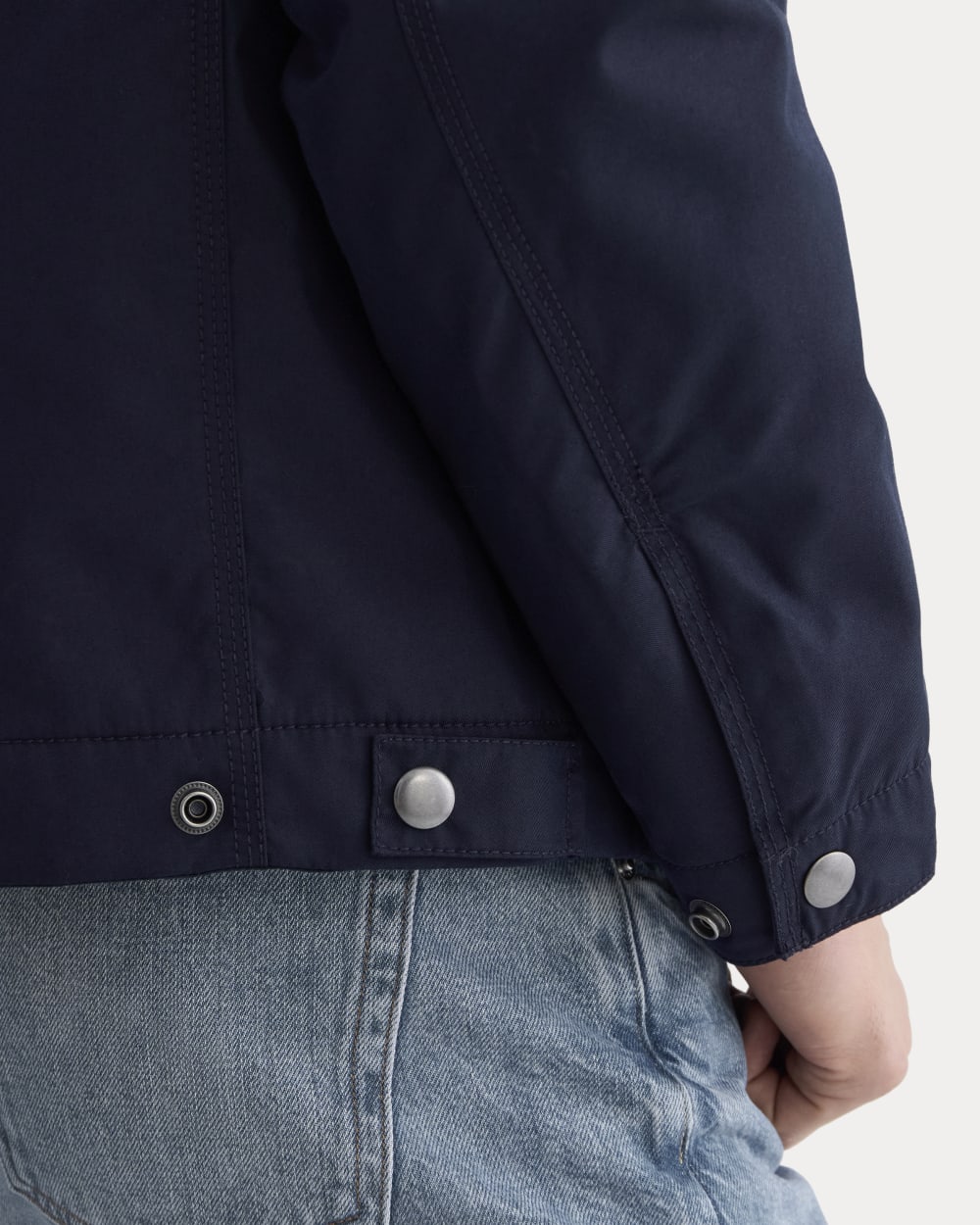 The Filled Harrington Jacket | Deep Navy – Everlane