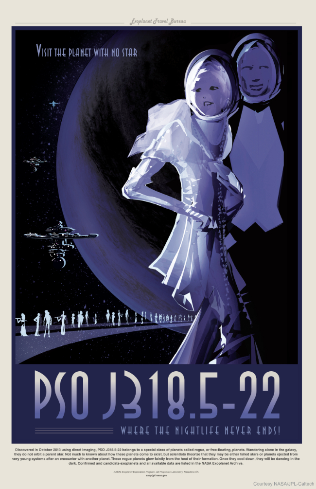 PSO J318.5-22 Visions of the Future Poster - [11'' x 17'']