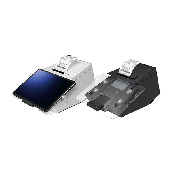 平置き・壁掛けの2Way設置が可能。レシートプリンター「タブレット