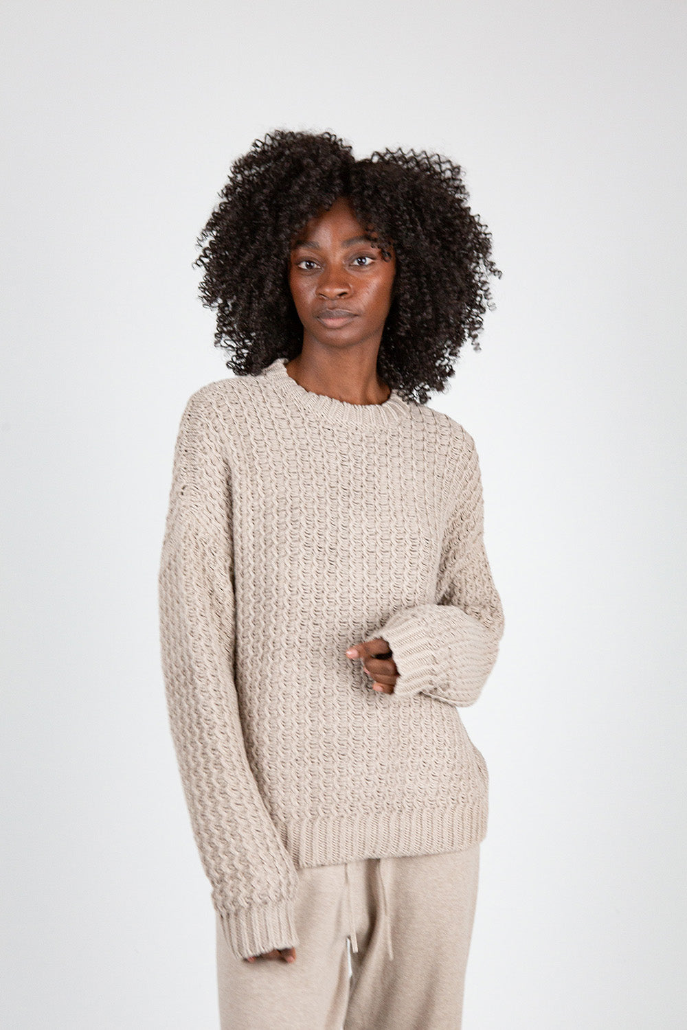 Lauren Manoogian Rack Crewneck in Sisal