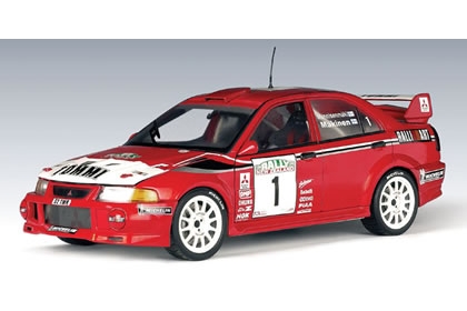 オートアートMitsubishi Lancer Evo.Ⅵ WRC 1:18 SUPER RARE* Autoart