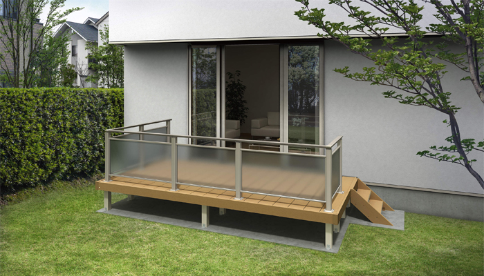 ルシアスデッキフェンスB04型｜門扉, フェンス エクステリア通販の