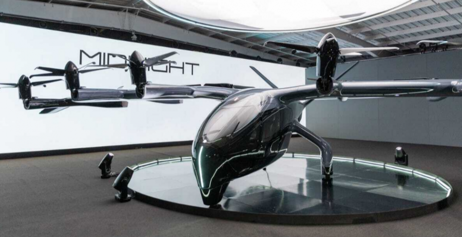 更新】空飛ぶクルマ“Midnight” 実機サイズ・モデル機体展示について