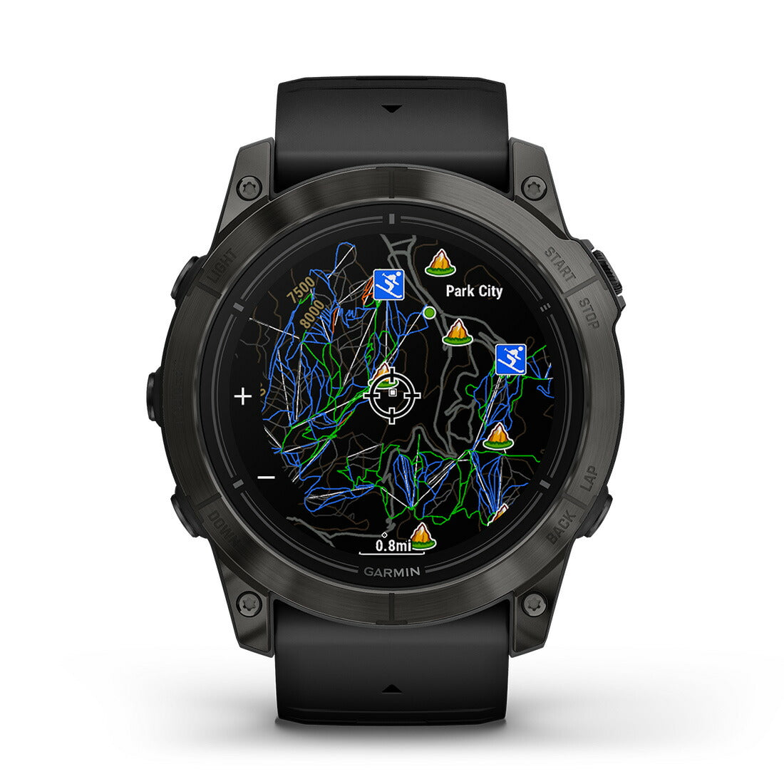 epix Pro Gen2 (エピックス) 51mm, Sapphire, Carbon Gray DLC