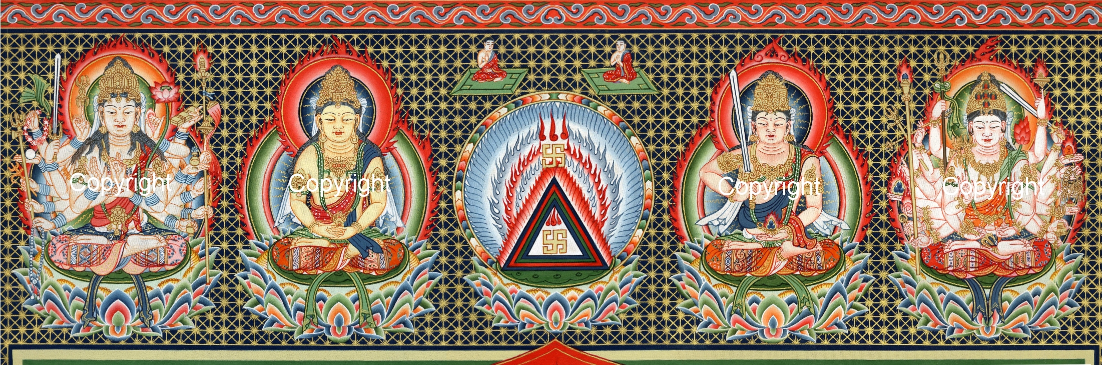 ダイレクトネパール/両界曼荼羅/胎蔵界曼荼羅全図/目次