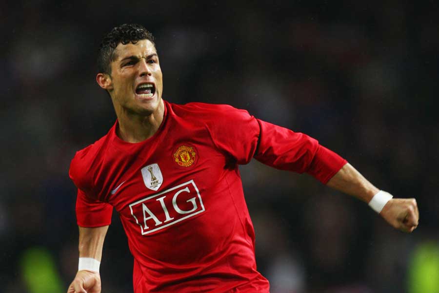 マンU時代のC・ロナウド、伝説の