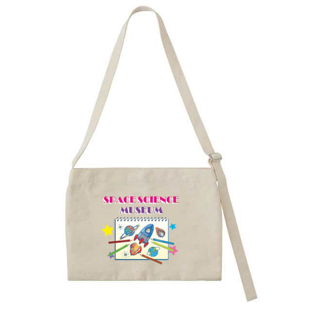 キャンバスショルダーサコッシュポケット付[TRUSS CMB-034