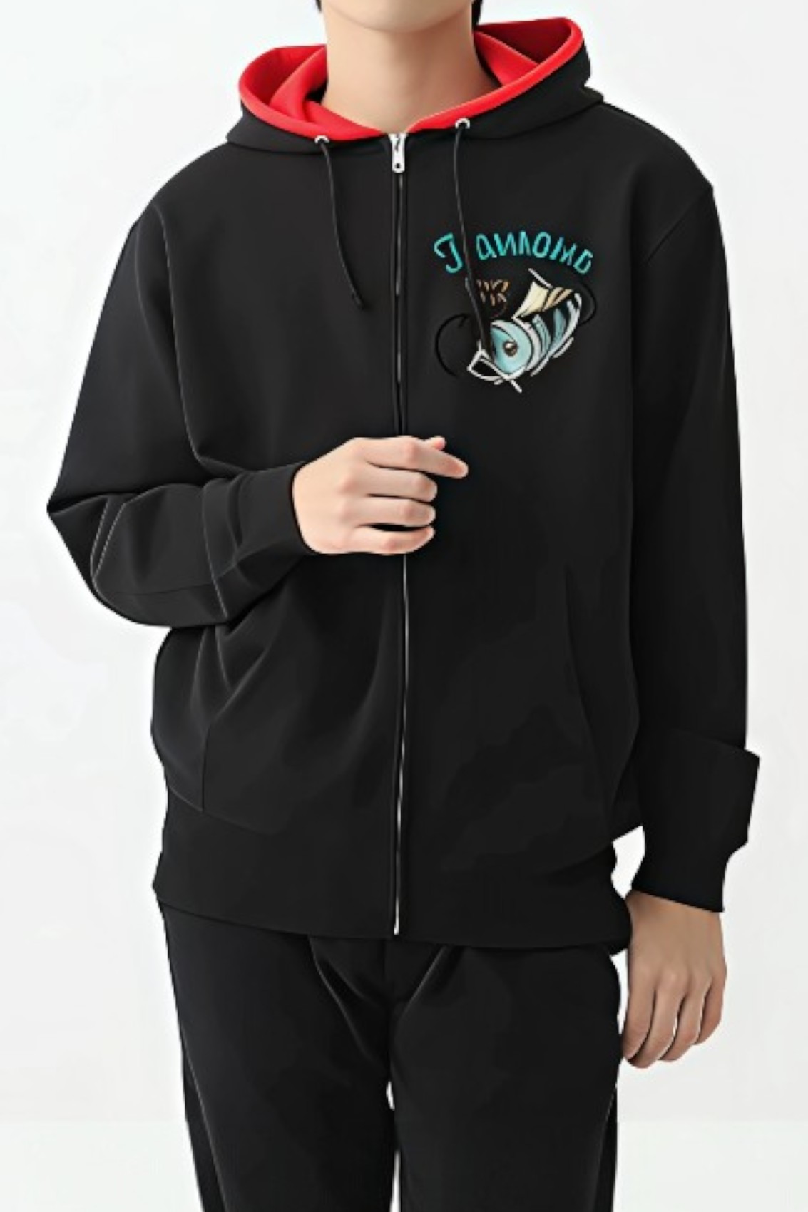 カラフルフードジップパーカー[United Athle 5213]｜オリジナル