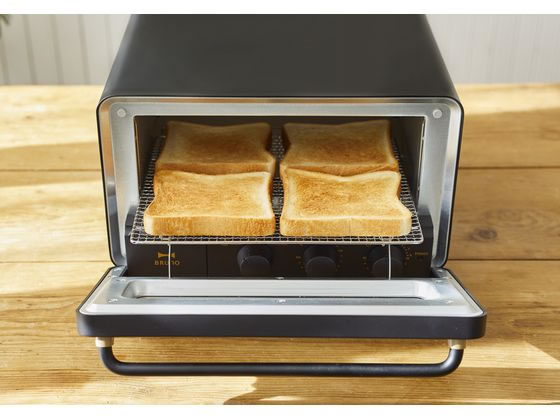 BRUNO スチーム&ベイクトースター ブラック BOE067-BK 通販