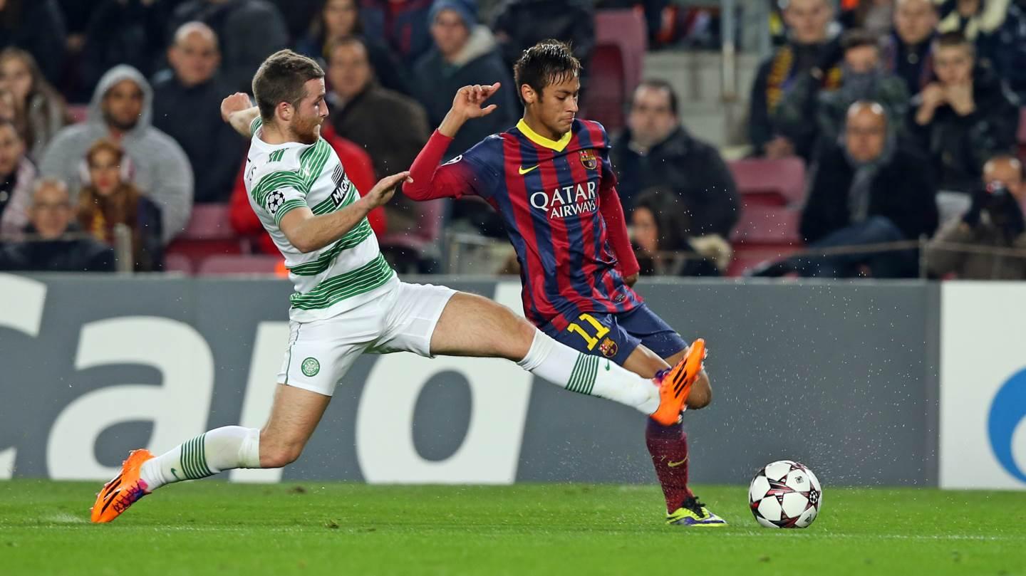 ネイマールのセルティック戦でのハットトリック