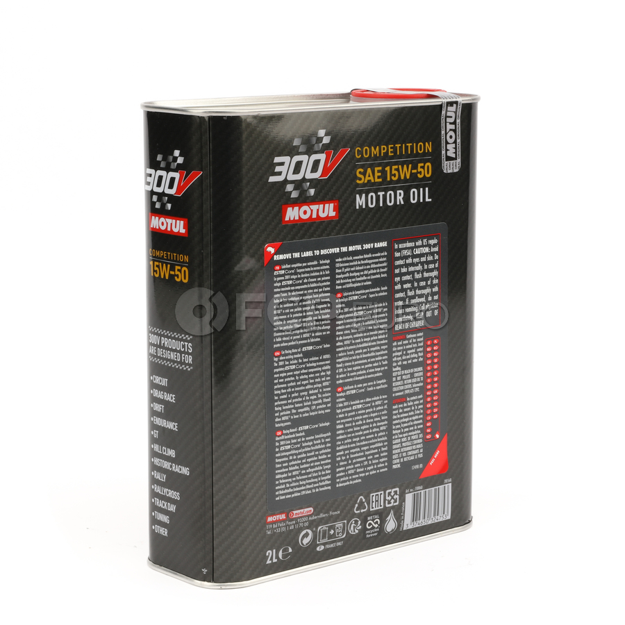 300V Competition 15W-50 Racing Engine Oil (2 Liter) - Motul 110860