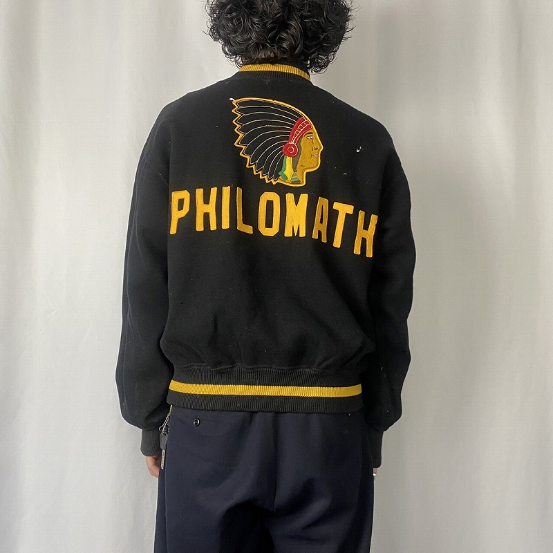 50s 50年代 ウィルソン アメリカ製 黒 ブラック インディアン