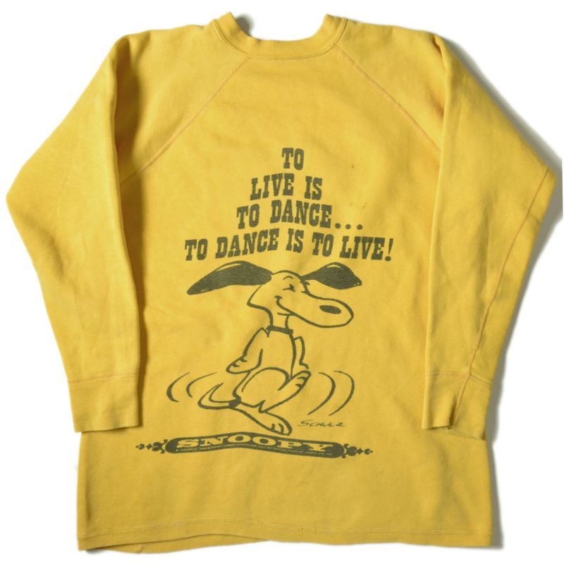 60's SPRUCE SNOOPY 染み込みプリントスウェット スヌーピー｜ Feeet