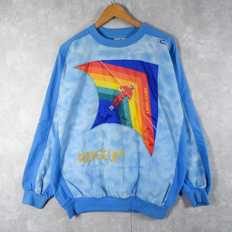 80年代 80s 台湾製 長袖 トレーナー アディダス ウィンドサーフィン