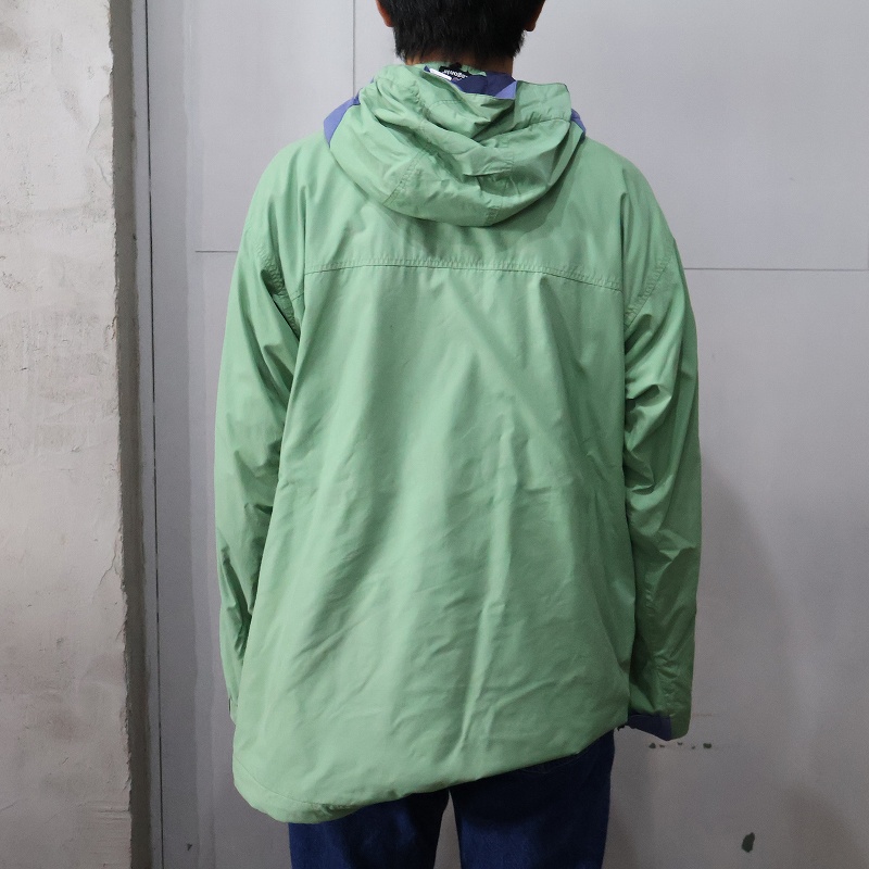 90年代 90s パタゴニア アウトドア ハーフジップジャケット プル