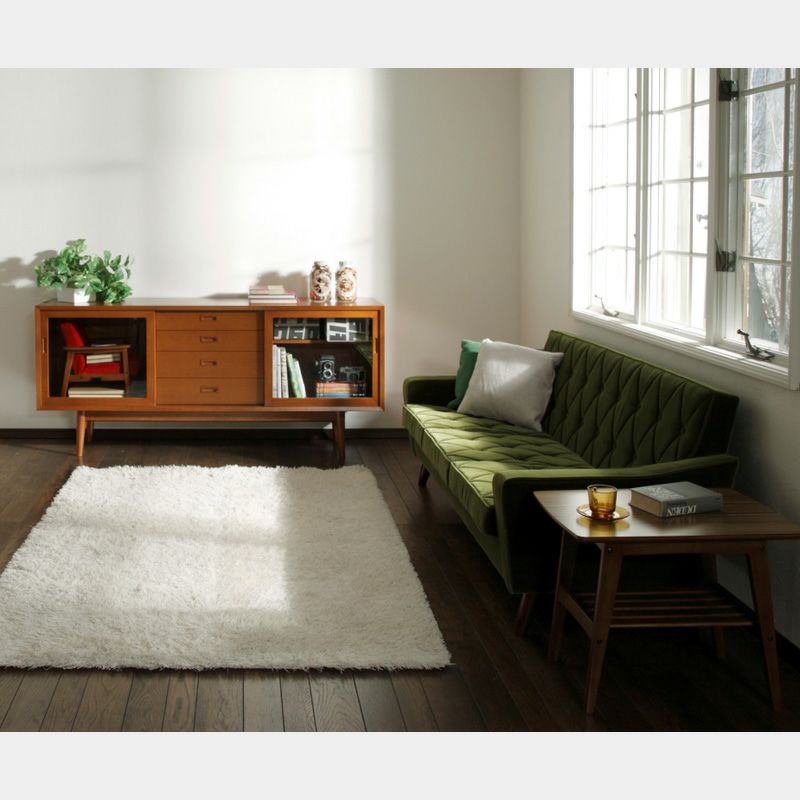 カリモク60 ロビーチェア3シーターモケットグリーン（ダーク