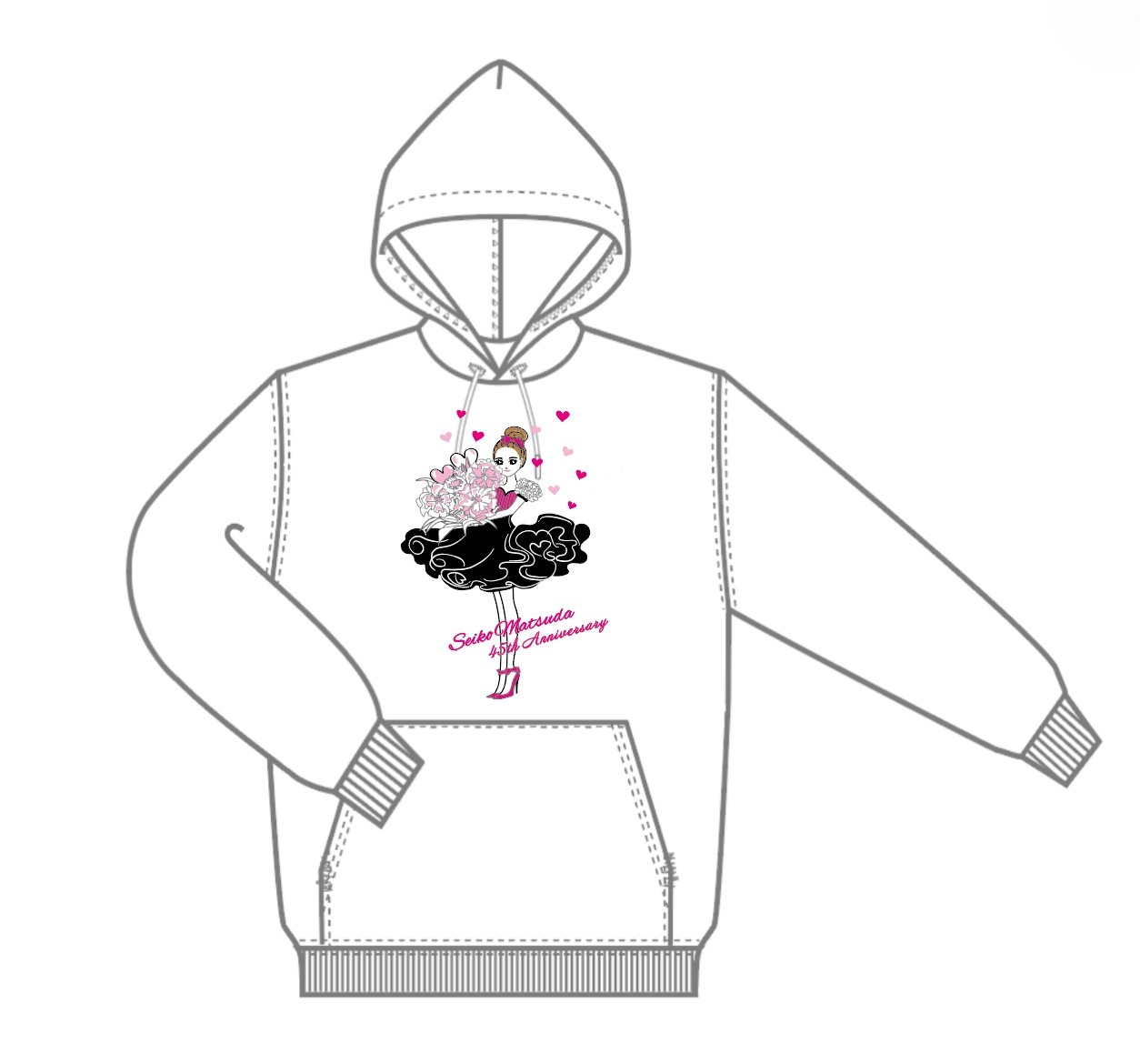 45th Anniversary パーカー ｜松田聖子｜felicia club by SEIKO