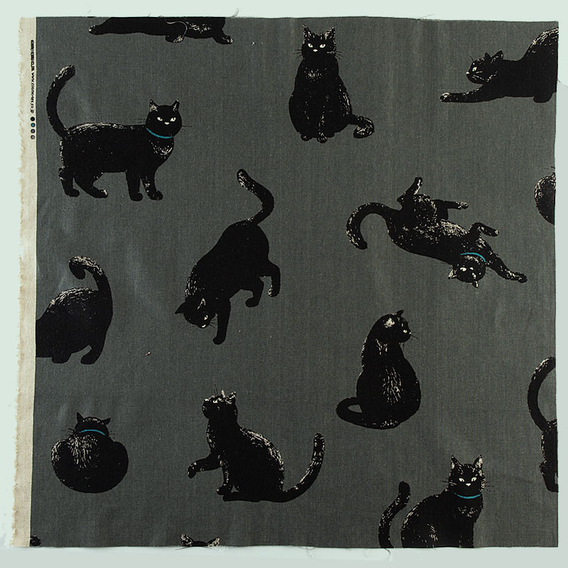 Fairy Cotton / 黒ネコ チャコール・グレー