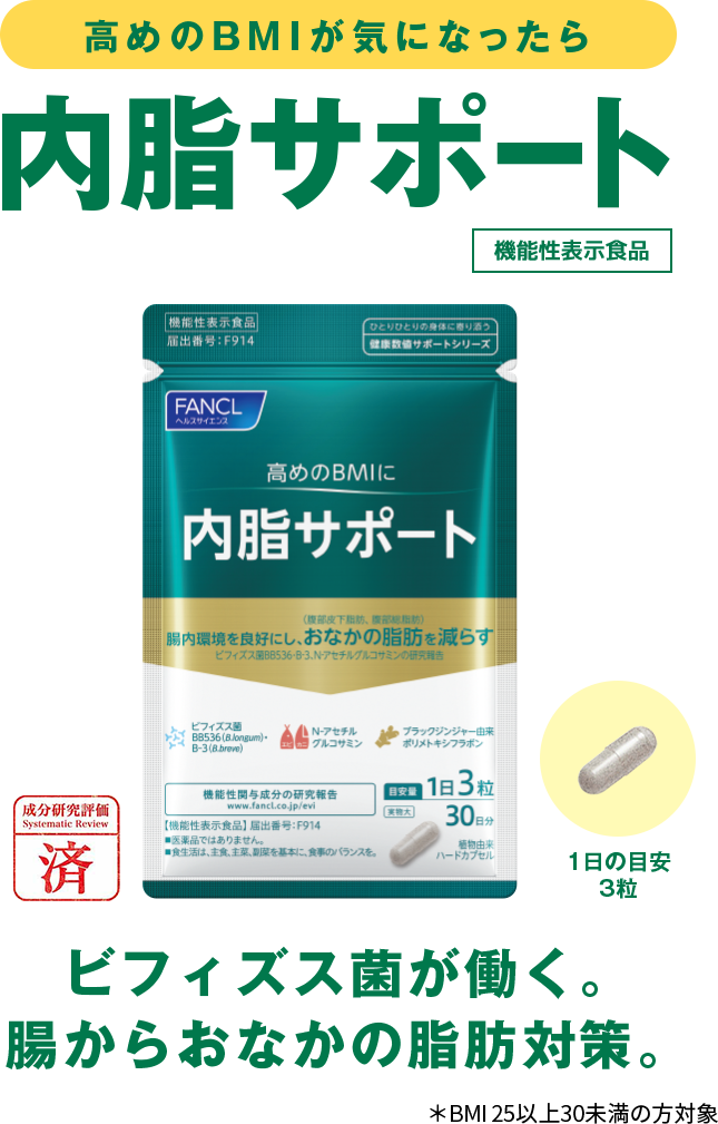 公式】内脂サポート スペシャルサイト | 健康食品・サプリメント通販の