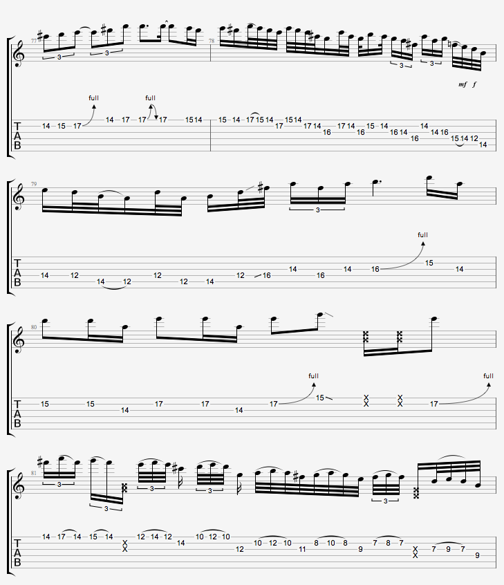 Andy Timmons（アンディ・ティモンズ）「Electric Gypsy」の弾き方を