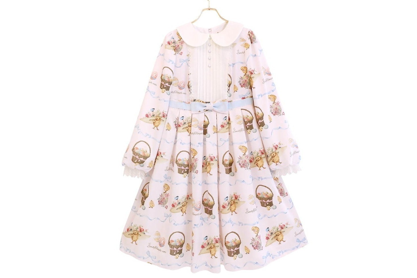 エミリーテンプルキュート“イースター”の卵プリントワンピース、レース