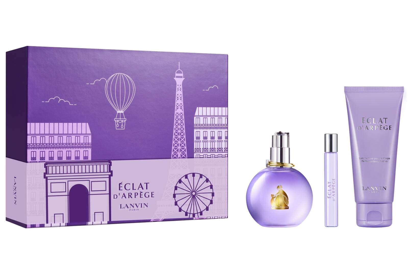 ランバン25年クリスマスコフレ、藤の花やピーチブロッサム溶け合う人気