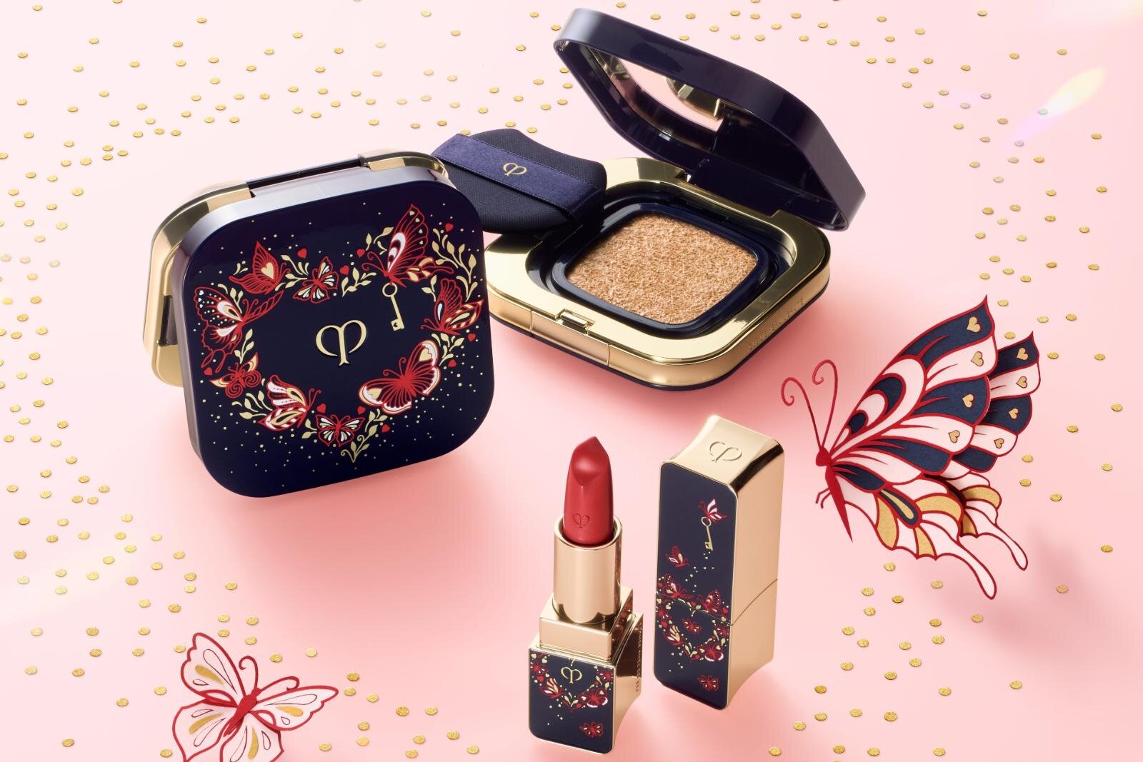 クレ・ド・ポー ボーテ2026年春コスメ”蝶＆ハート”の赤リップ