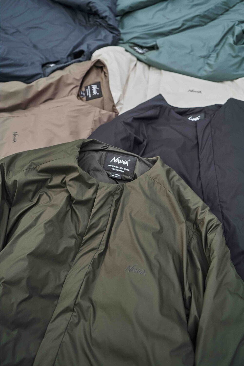 ナンガ×アーバンリサーチ ドアーズのコラボダウンジャケット、“ダウン