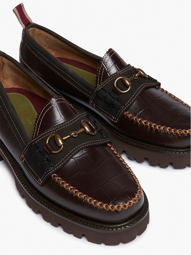 ニコラス デイリー×ジー・エイチ・バス“ホースビット付き”ローファー