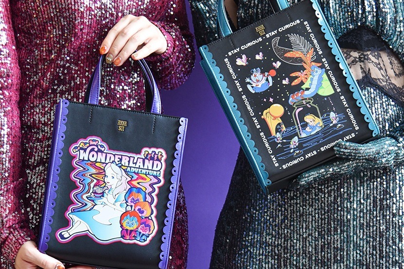 アナ スイからディズニー『ふしぎの国のアリス』モチーフのミニトート