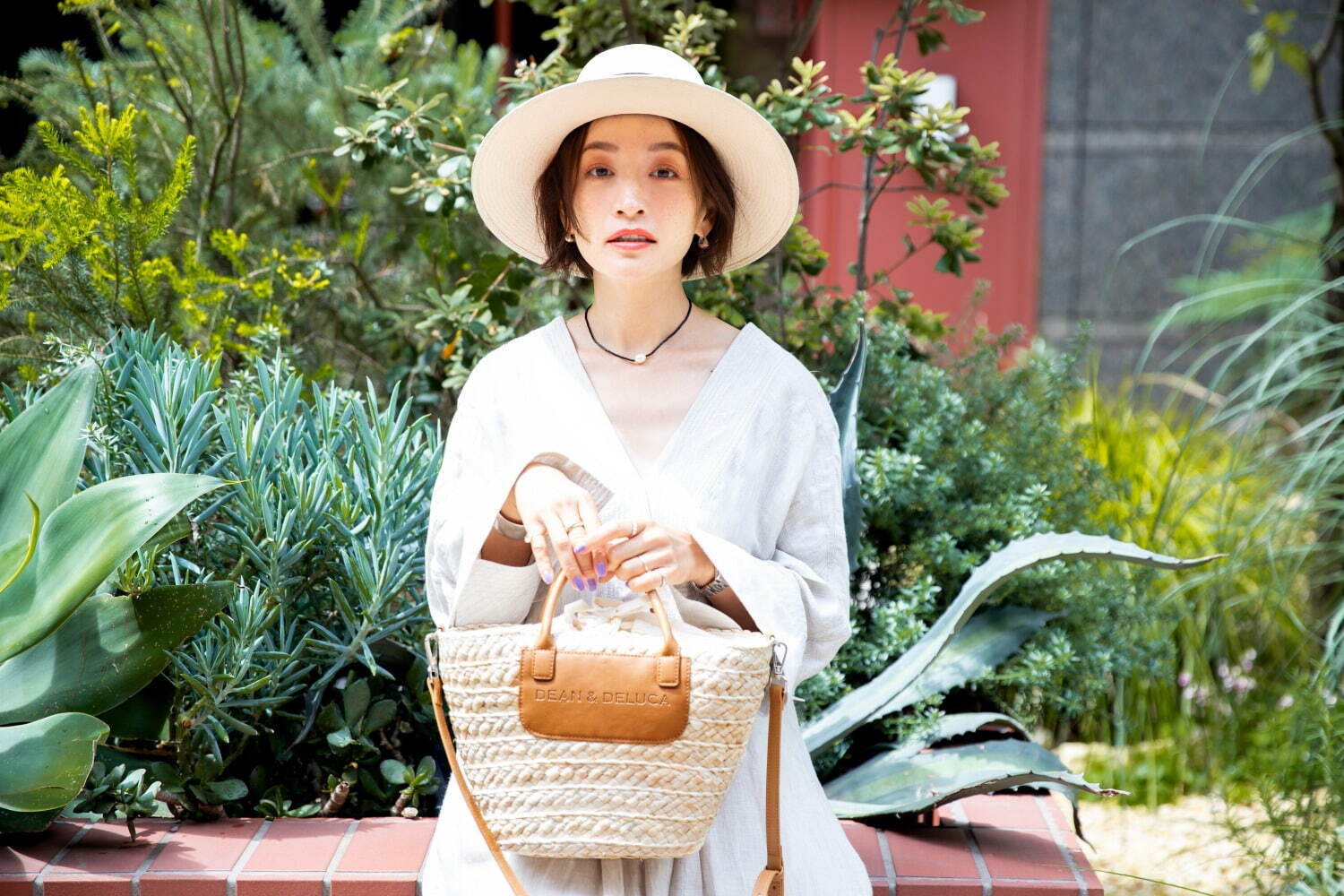 ディーン＆デルーカ×ビームス クチュールのかごバッグ、取り外し可能な