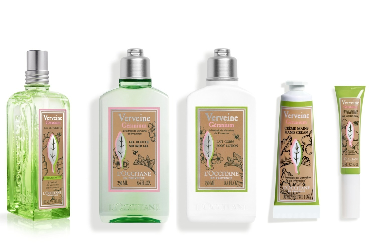 ロクシタン「ゼラニウムヴァーベナ」24年秋ボディケア、“柑橘香る