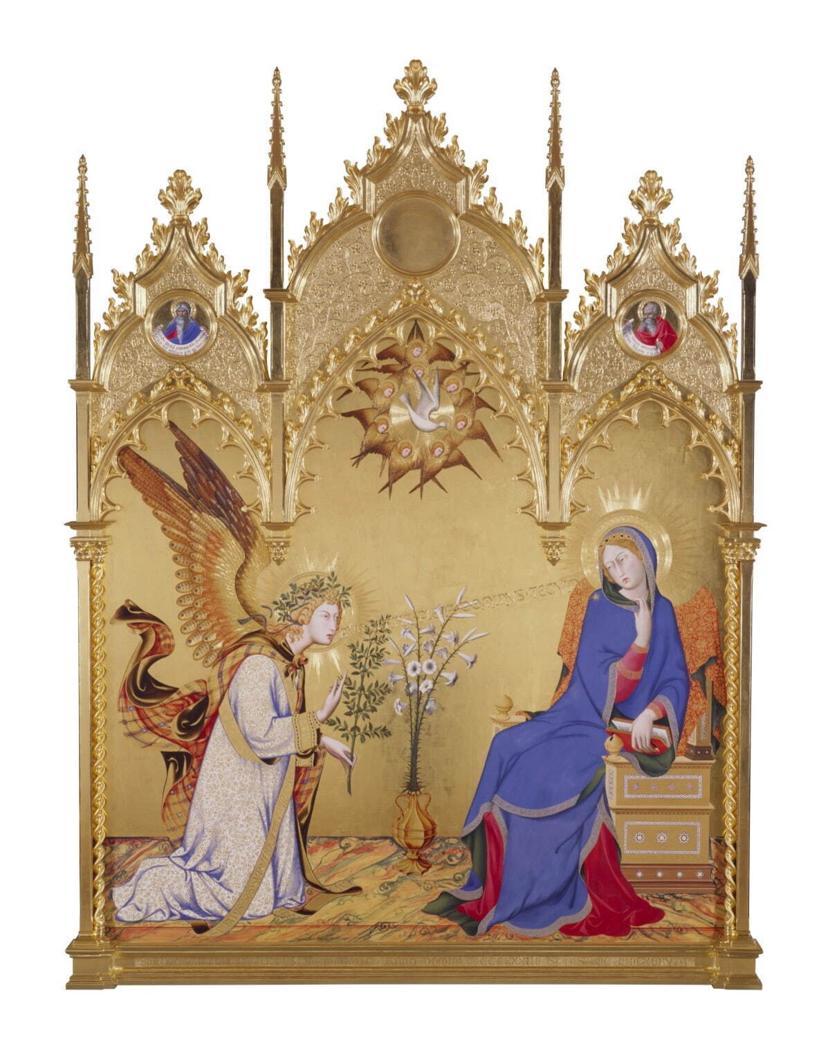 中世テンペラ画の大作《受胎告知》復元模写を公開、展覧会「中世の華