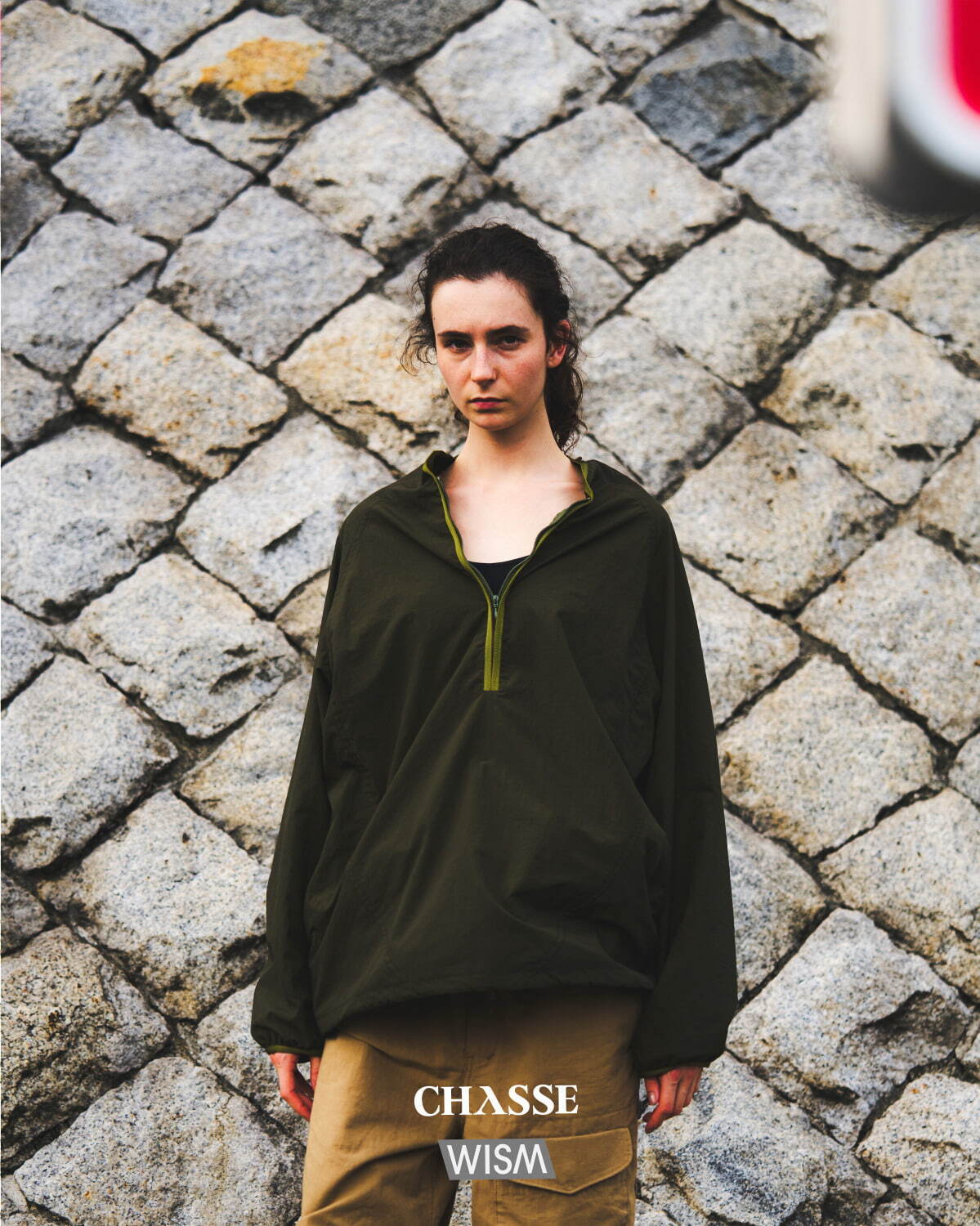 チェイスの撥水ナイロンシャツ、ウィズム限定“カーキカラー”＆ハーフ