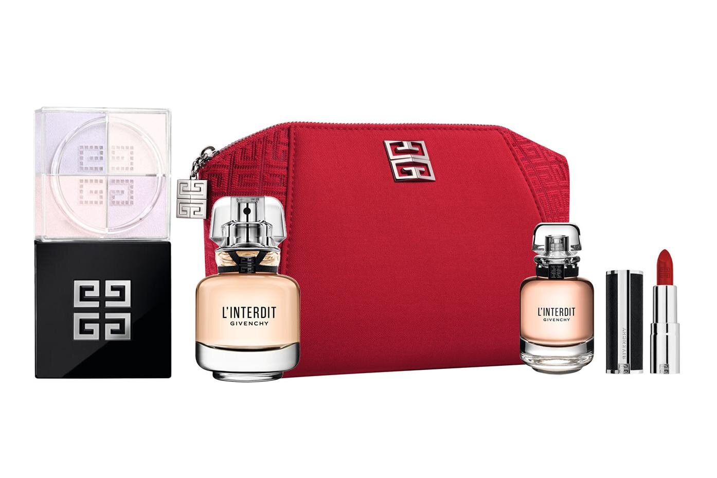 ジバンシイ25年クリスマスコフレ第3弾、‟禁断の赤ポーチ付き”名品