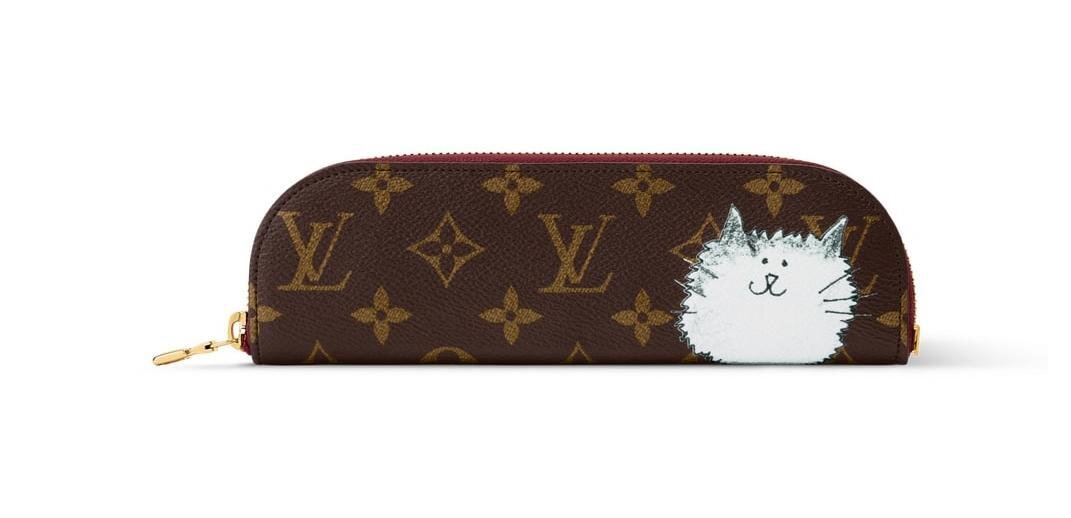 ルイ・ヴィトン、手描き風“猫”モチーフのモノグラムショルダーバッグ