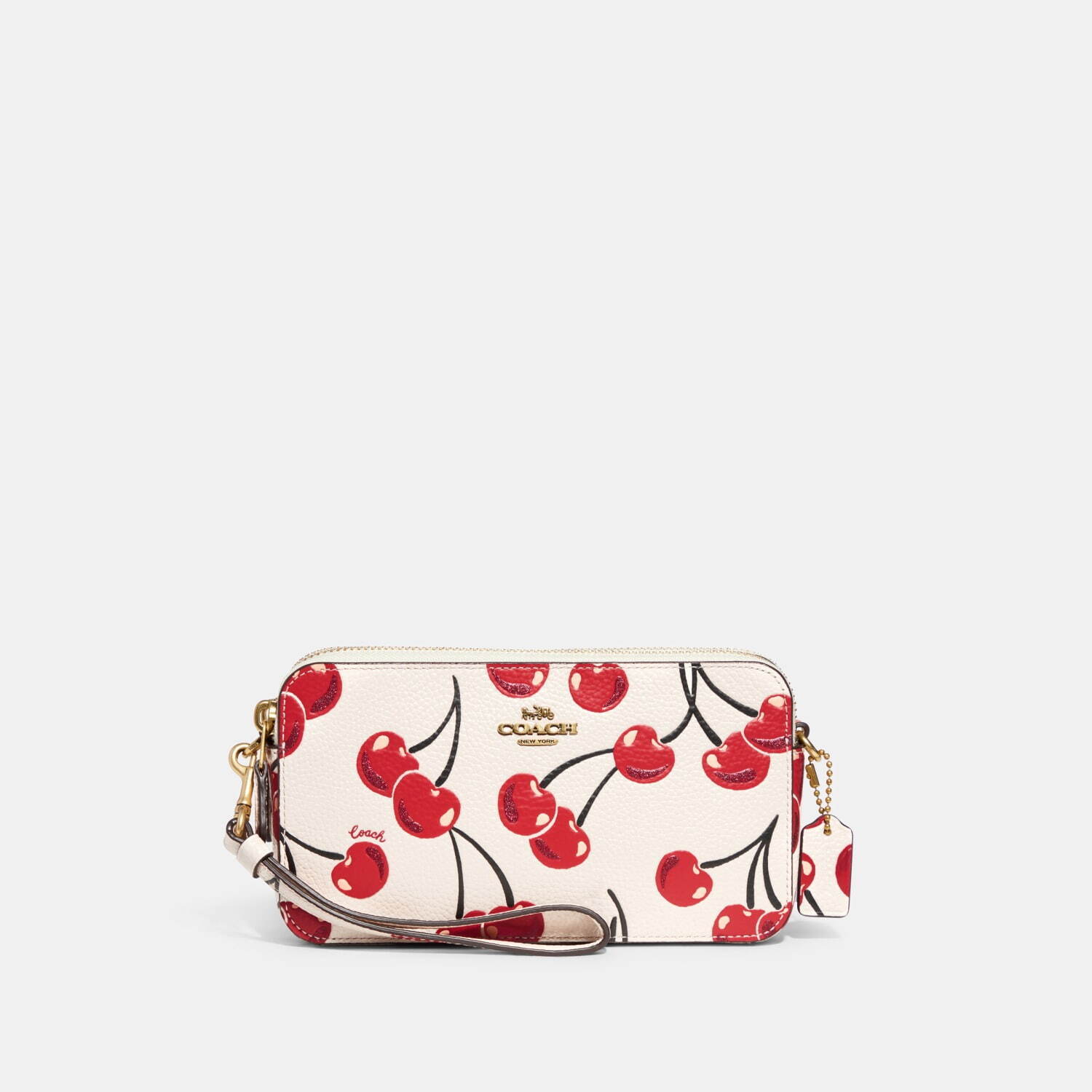 コーチ「チェリー柄」の新作バッグ、真っ赤なチェリーの総柄「 ソフト