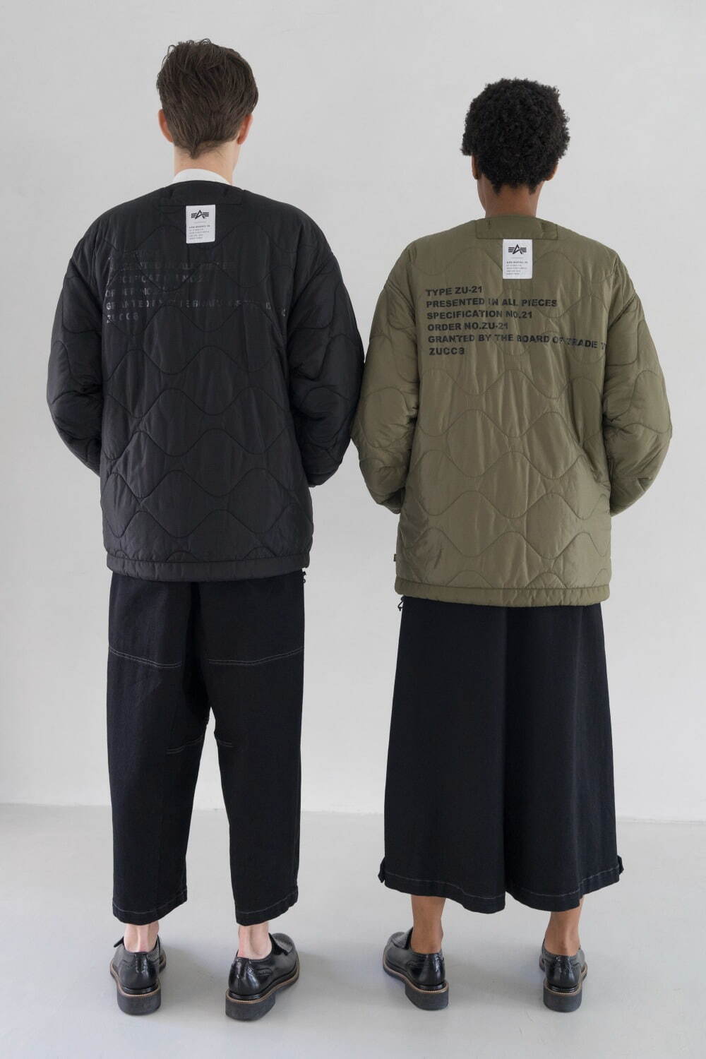 ズッカ×アルファ インダストリーズ、ミリタリー仕様の“リバーシブル