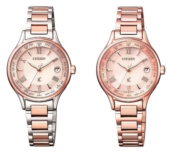 シチズン「クロスシー」新作腕時計、蕾がほころぶような文字板にサクラ